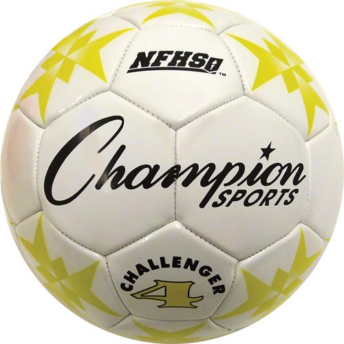 Champion Sports Official Size 4 Yellow Soccer Ball