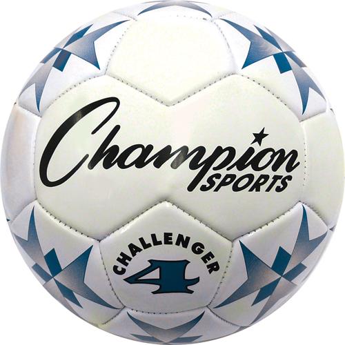 Champion Sports Official Size 4 Blue Soccer Ball