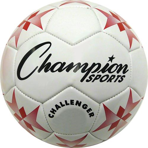 Champion Sports Official Size 5 Red Soccer Ball