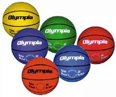 Olympia Set of 6 Junior Basketballs (6 different colors)
