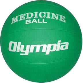 Olympia Green Rubber Medicine Ball 14-15lbs