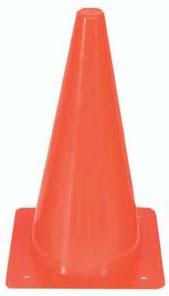 12" Orange Poly Cone
