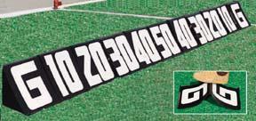 Budget Collapsible B/W Sideline Markers  (Set of 22)