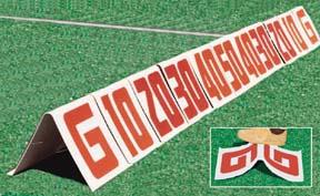 Budget Collapsible B/W Sideline Markers  (Set of 22)