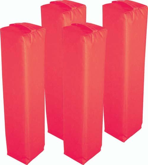 Red Goal Line Markers (Set of 4)