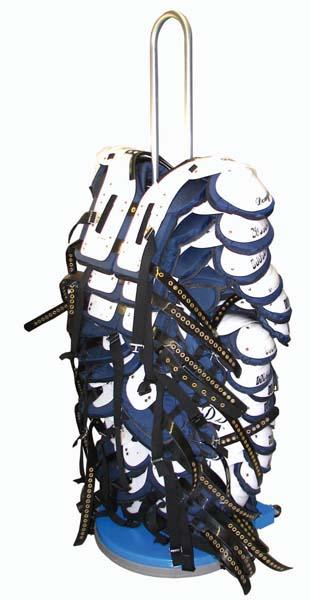 Shoulder Pad Rack with Wheels