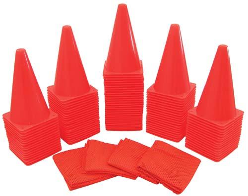 104 Piece Soccer Cone Kit