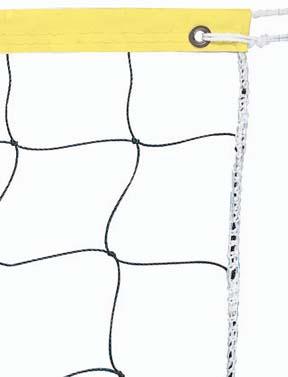 32' x 3' Volleyball Net with Yellow Headband