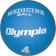Olympia Blue Rubber Medicine Ball 8-9lbs