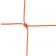 2.5mm Official Orange Soccer Net
