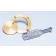 Floor Anchor with Brass Cover Plate